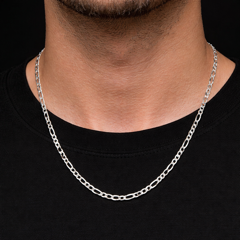 Cadena Figaro Plata .925
