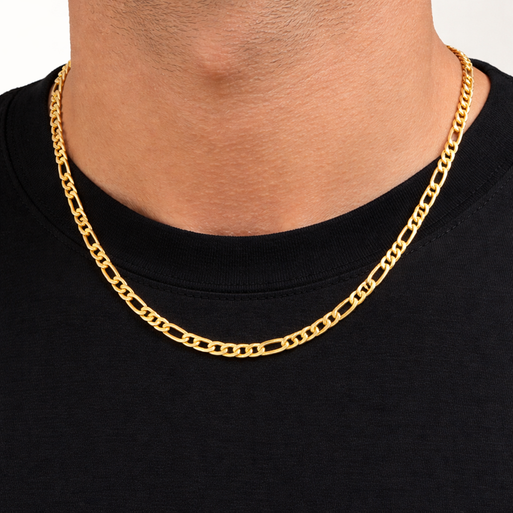 Cadena Figaro Oro 10K