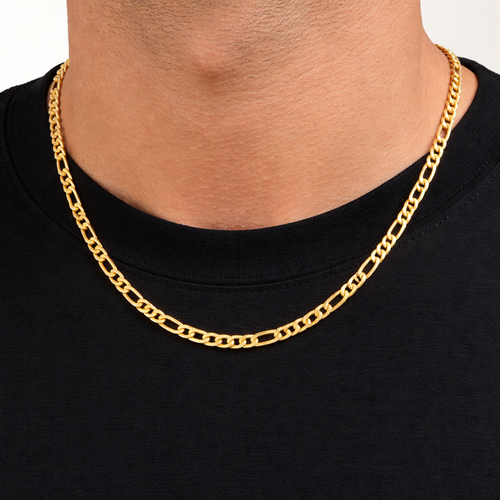 Cadena Figaro Oro 10K