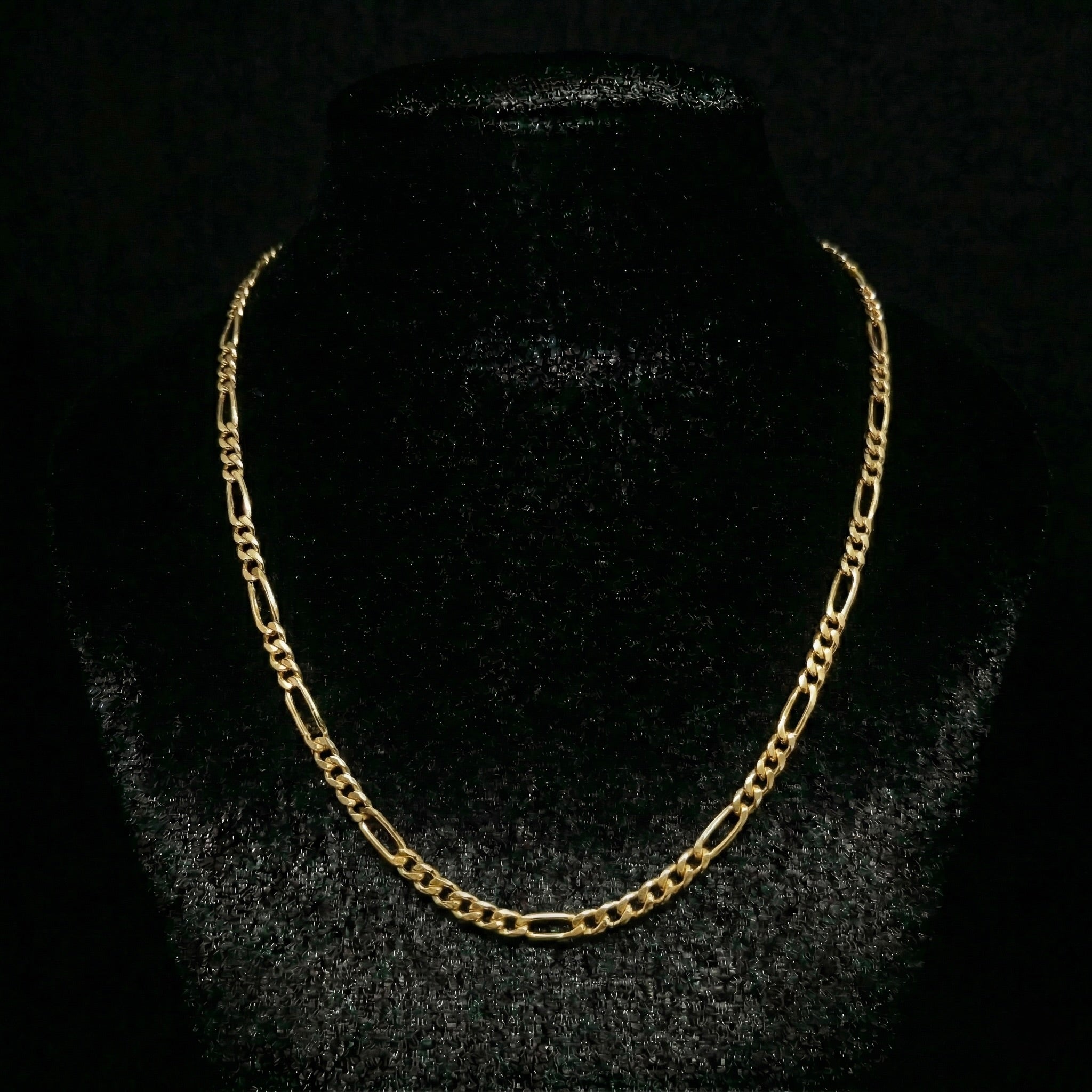 Cadena Figaro Oro 10K